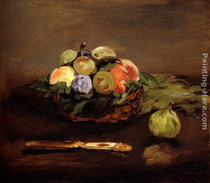 Eduard Manet Basket Of Fruit